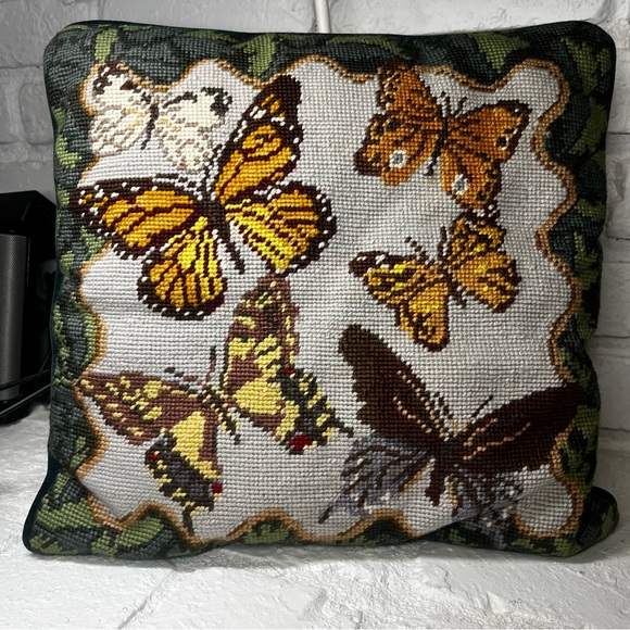 Accent Pillows in Blue with Geometric Pattern - Picture 1 of 7